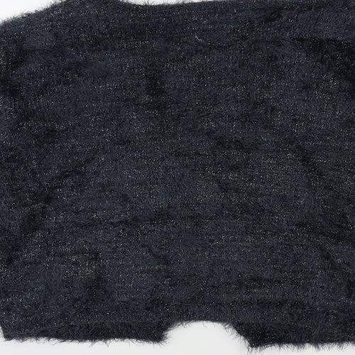 Zara Girls Grey   Cardigan Jumper Size 13 Years