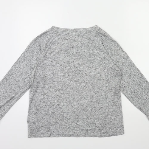 Love To Lounge Womens Grey   Pullover Sweatshirt Size 12