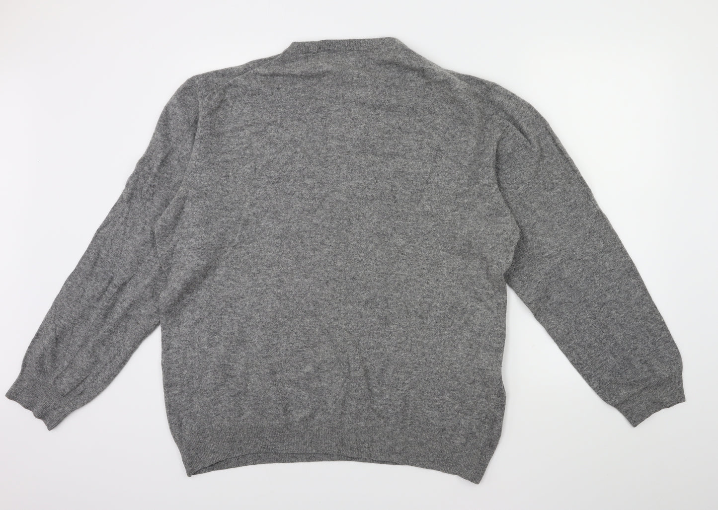GANT Mens Grey  Knit Pullover Jumper Size 3XL