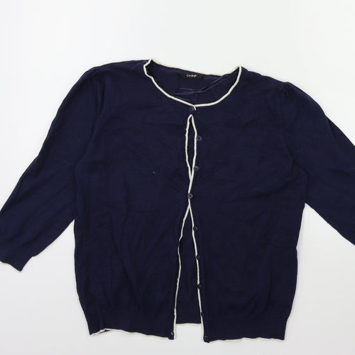 George Womens Blue   Cardigan Jumper Size 14