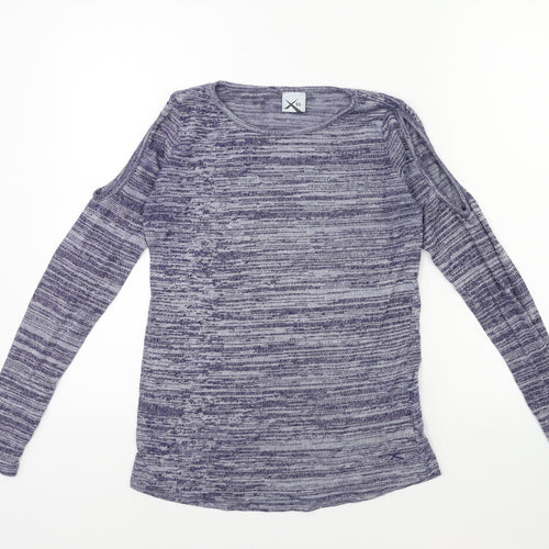 X Womens Blue   Pullover Jumper Size S  - Open Shoulder