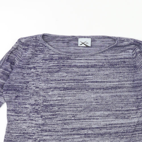 X Womens Blue   Pullover Jumper Size S  - Open Shoulder