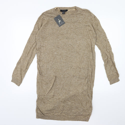 Atmosphere Womens Brown  Knit Jumper Dress  Size 12