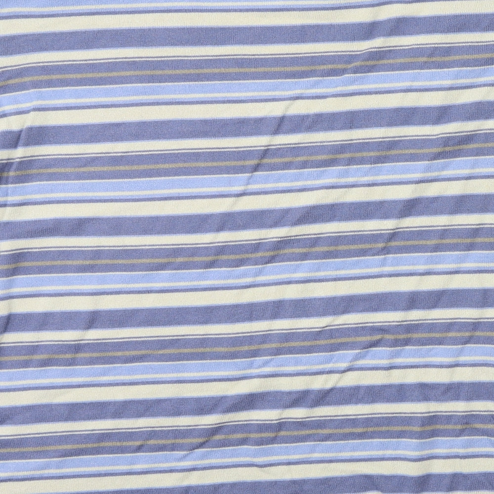 Ann Harvey Womens Blue Striped  Pullover Jumper Size 22