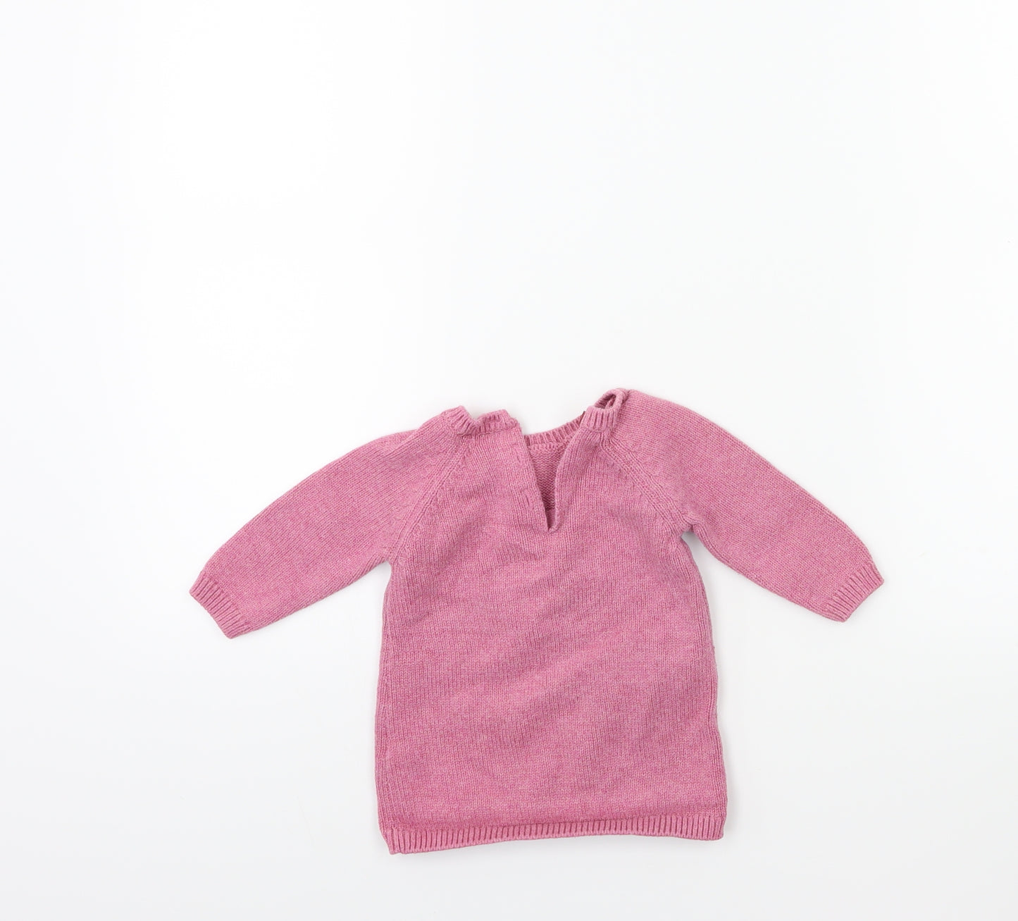 NEXT Baby Pink  Knit Pullover Jumper Size 0-3 Months  - Rabbit