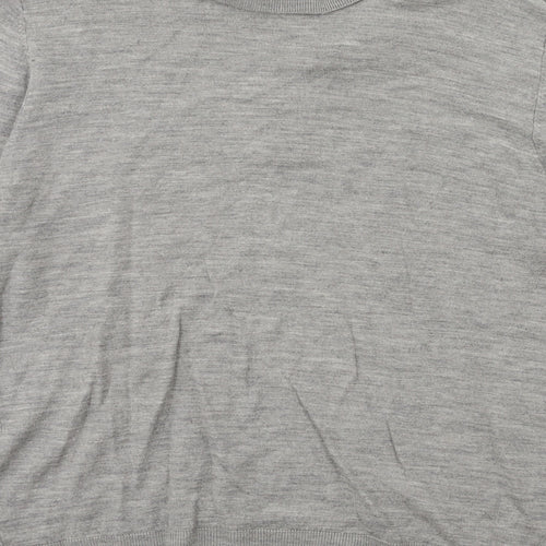 Tailor & Cutter Mens Grey  Knit Pullover Jumper Size XL