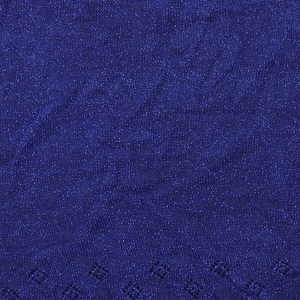 EWM Womens Blue  Knit Pullover Jumper Size 14
