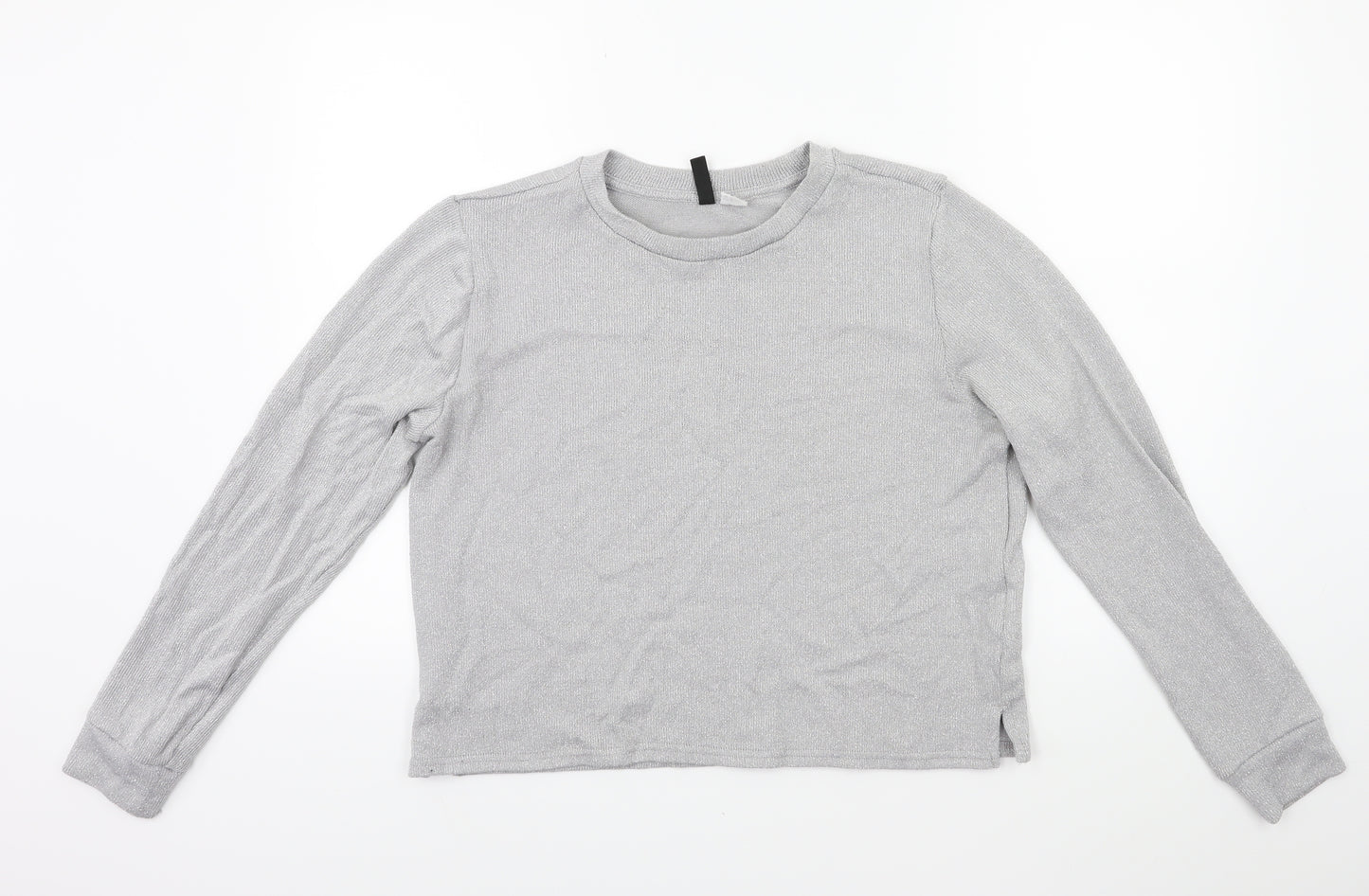 H&M Womens Green  Knit Pullover Jumper Size M