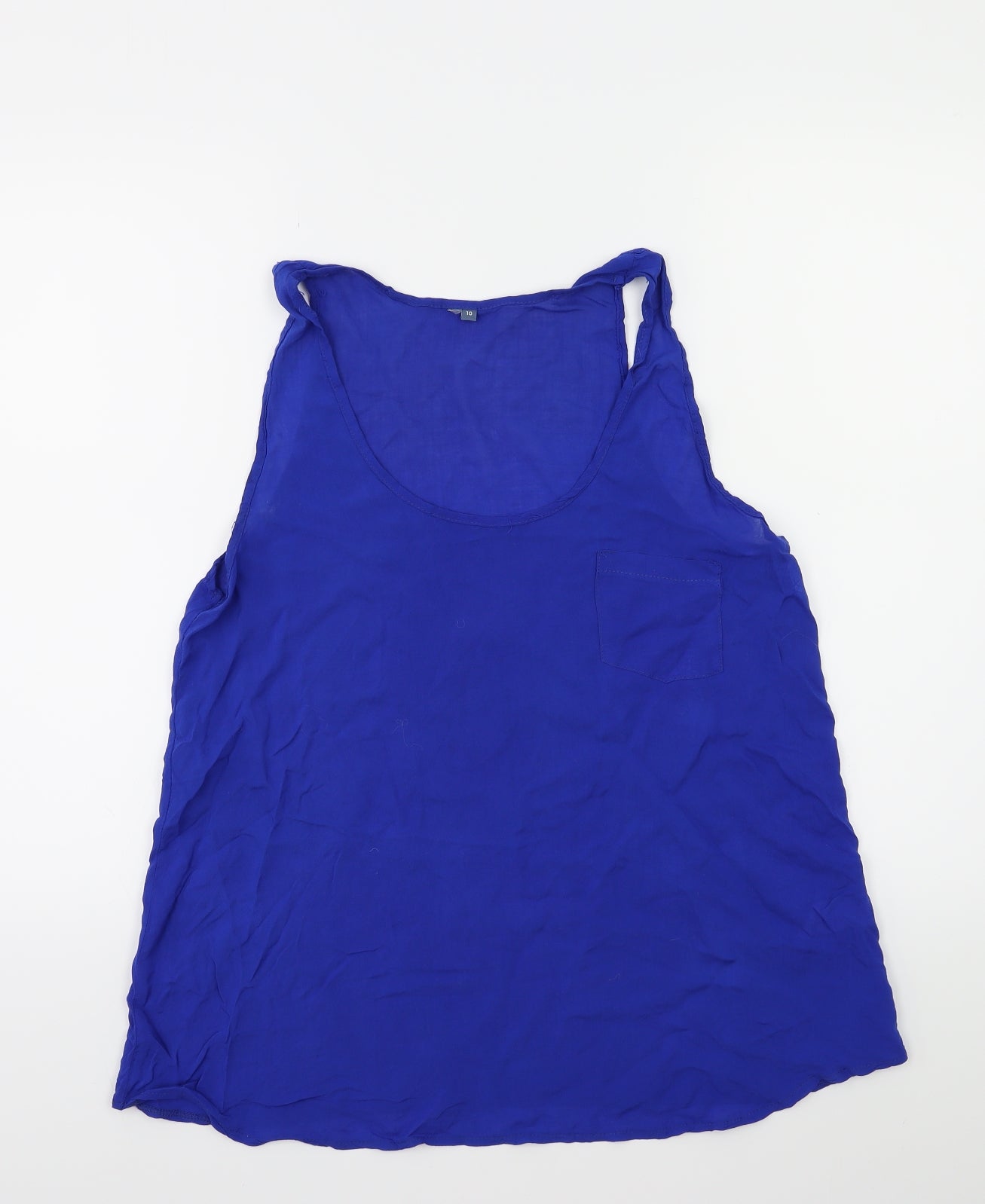 Preworn Womens Blue   Basic Tank Size 10