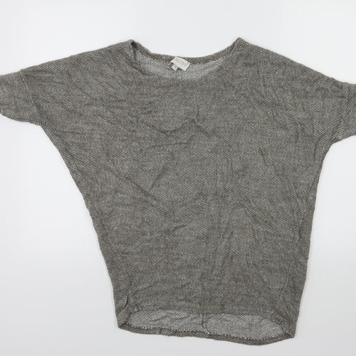 Apricot Womens Grey  Knit Pullover Jumper Size S
