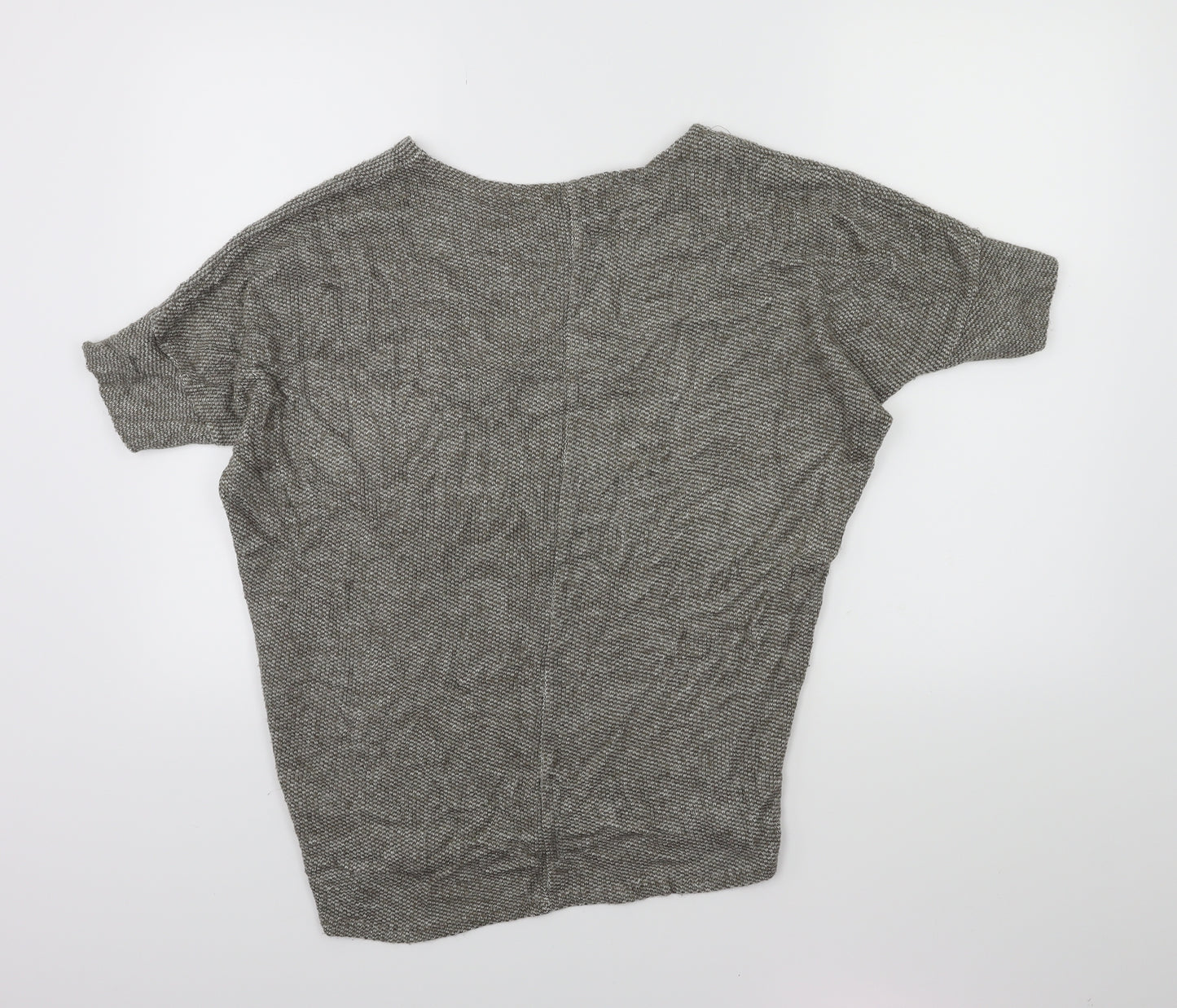 Apricot Womens Grey  Knit Pullover Jumper Size S