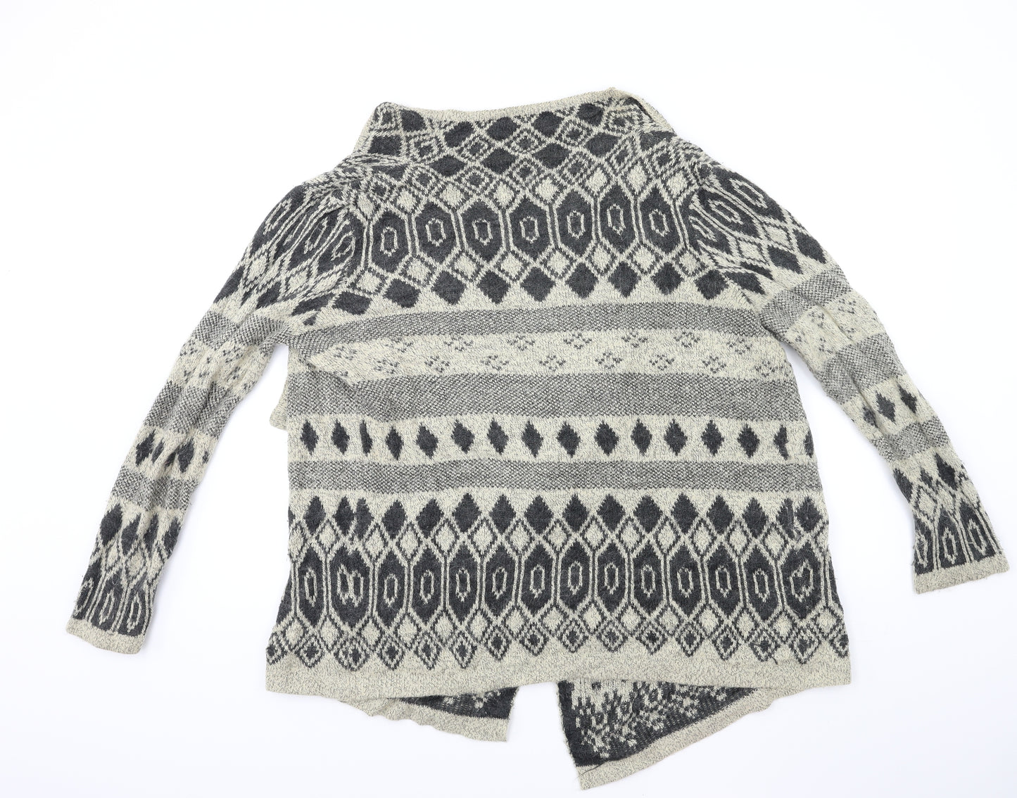 George Womens Beige Striped  Cardigan Jumper Size 18