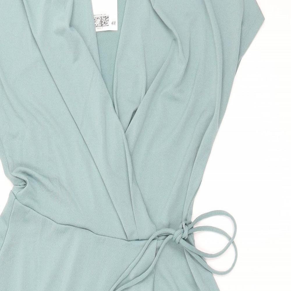 H&M Womens Blue  Jersey Skater Dress  Size S