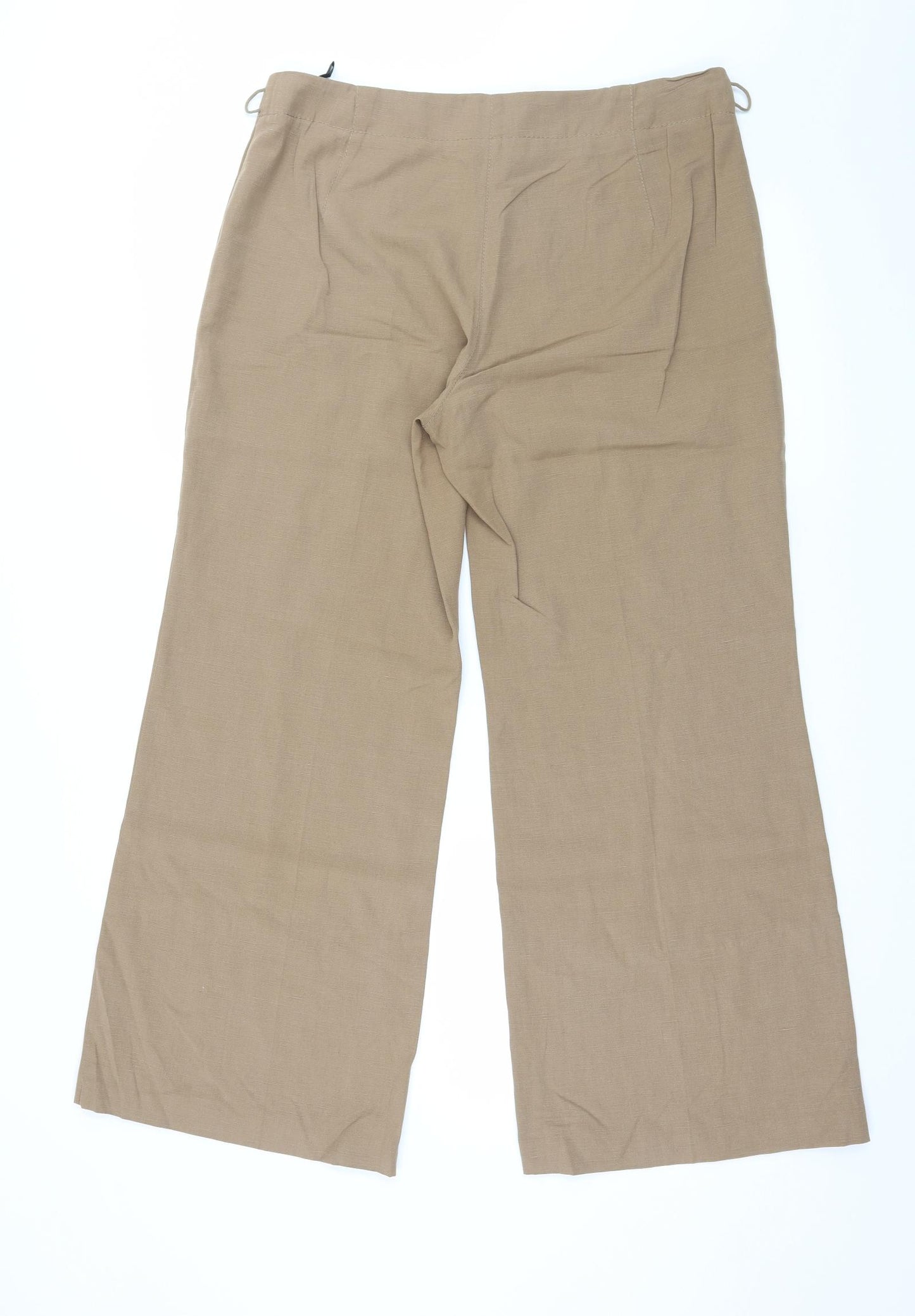 Marks and Spencer Womens Brown   Trousers  Size 14 L28 in