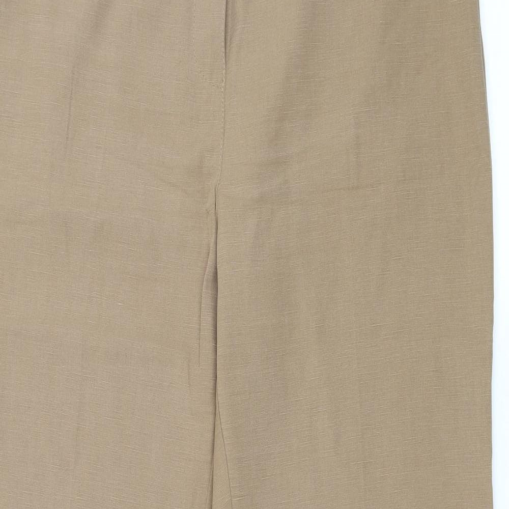 Marks and Spencer Womens Brown   Trousers  Size 14 L28 in