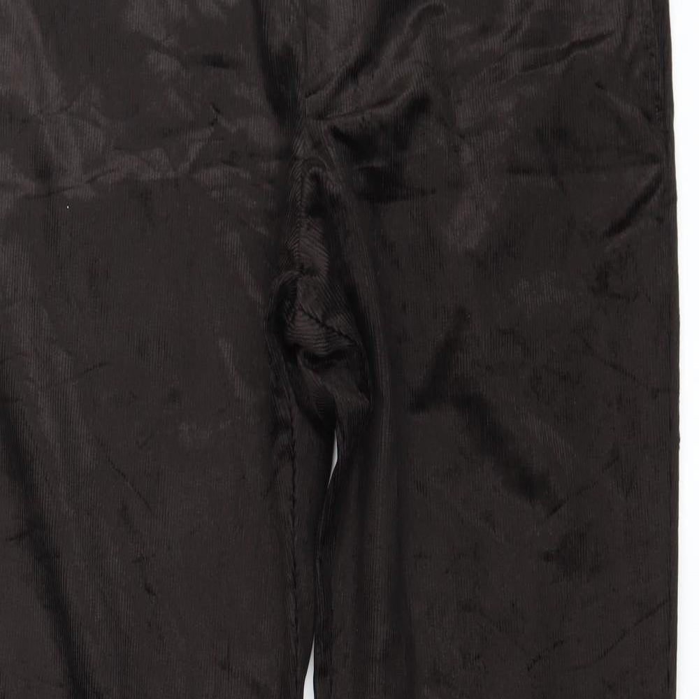 Bruuns Bazaar Womens Black  Corduroy Trousers  Size 34 in L33 in