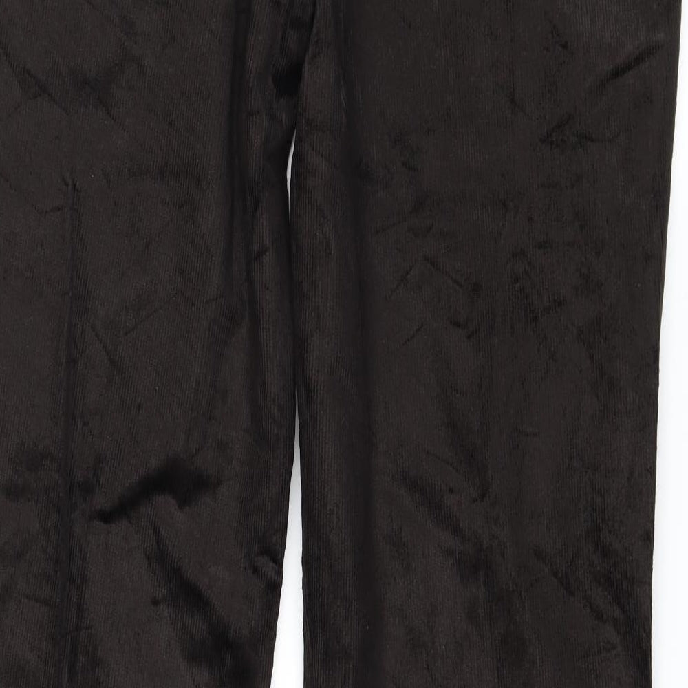 Bruuns Bazaar Womens Black  Corduroy Trousers  Size 34 in L33 in