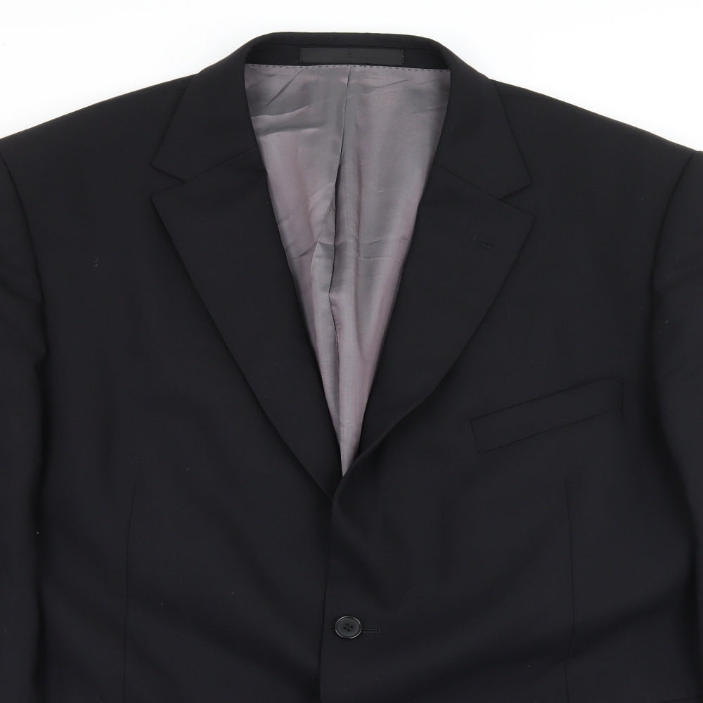 Marks and Spencer Mens Black   Jacket Suit Jacket Size XL