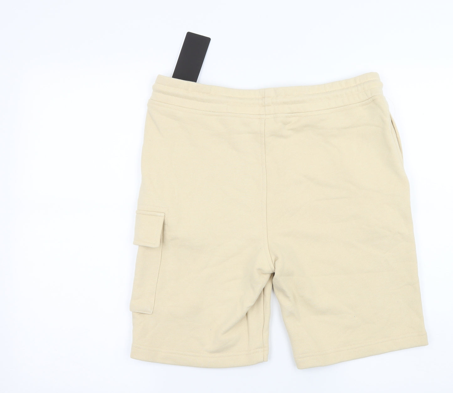 CP Company Mens Beige  Jersey Sweat Shorts Size M