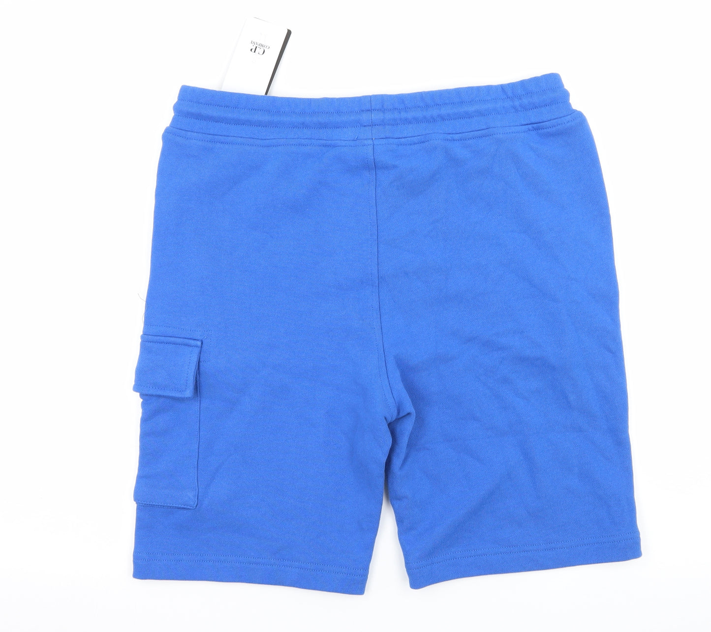 CP Company Mens Blue  Jersey Sweat Shorts Size M
