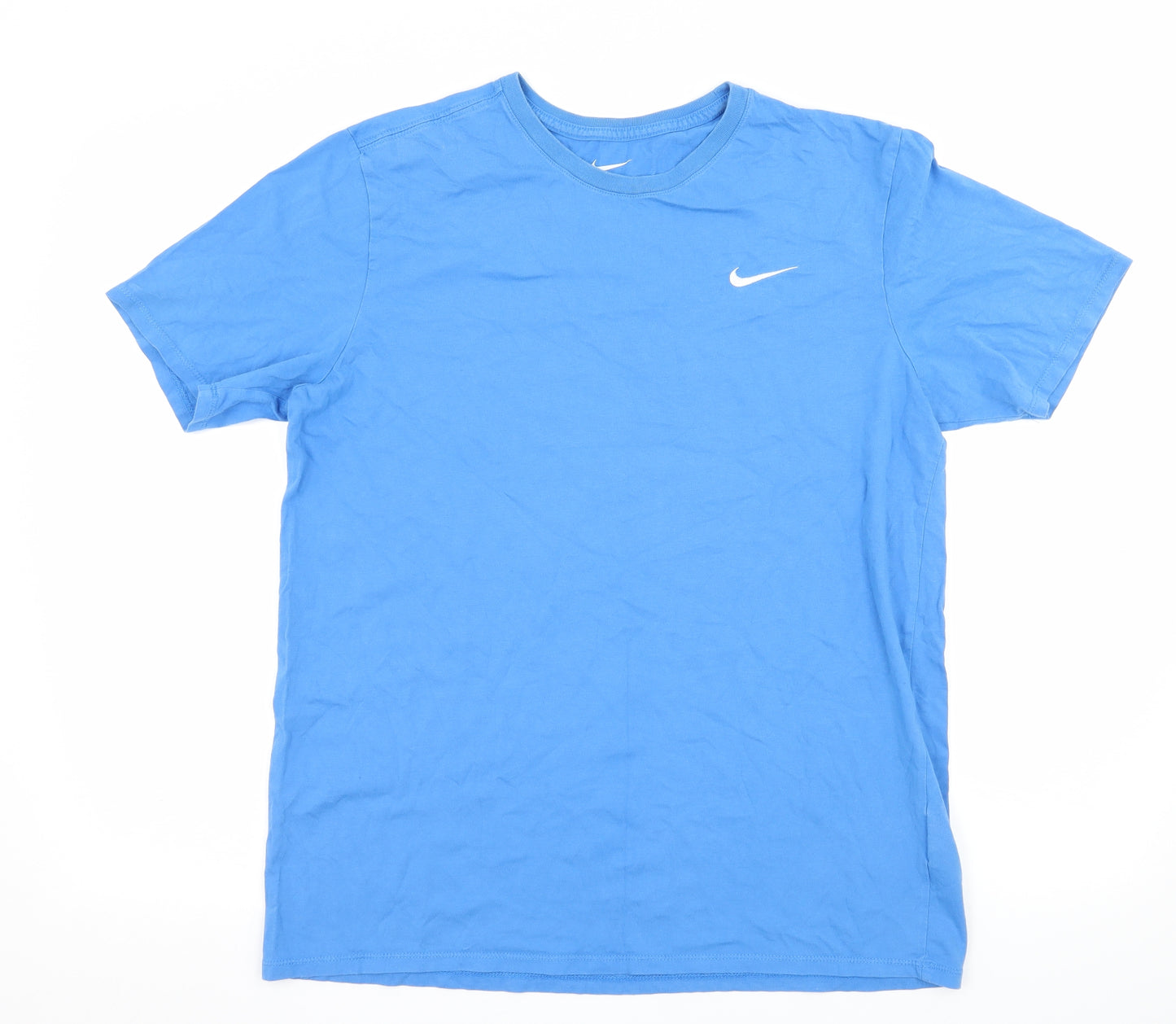 Nike Mens Blue  Jersey  T-Shirt Size L