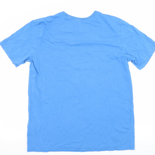 Nike Mens Blue  Jersey  T-Shirt Size L