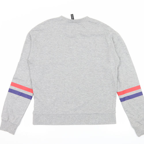 Divided by H&M Womens Grey  Jersey Pullover Sweatshirt Size XS  - NASA