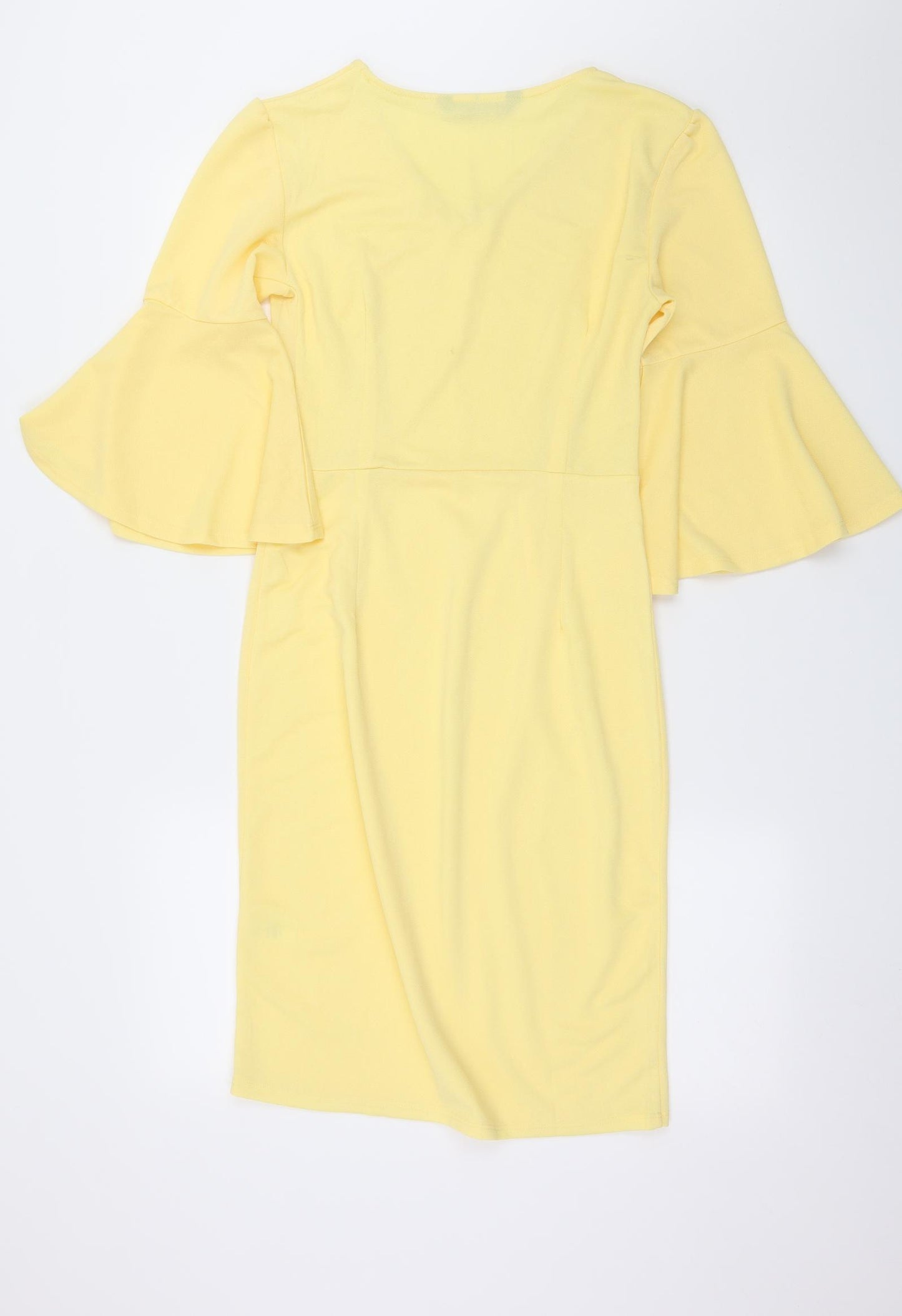 Collection London Womens Yellow  Jersey A-Line  Size 8
