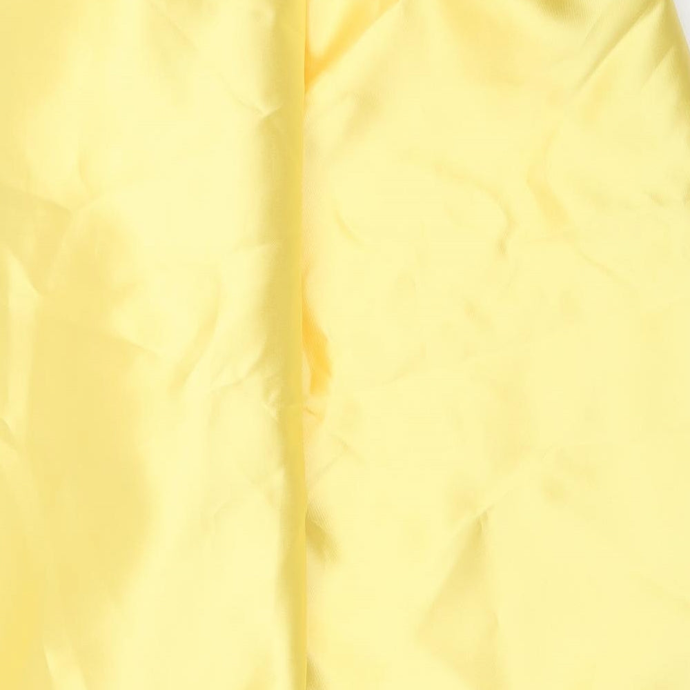Elenza Womens Yellow   Maxi Skirt Size S