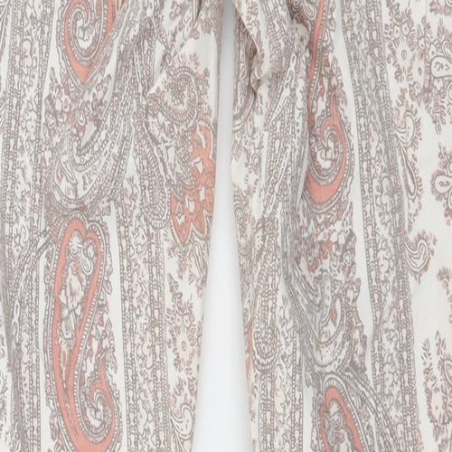 H&M Womens Multicoloured Paisley Denim Skinny Jeans Size 10 L30 in