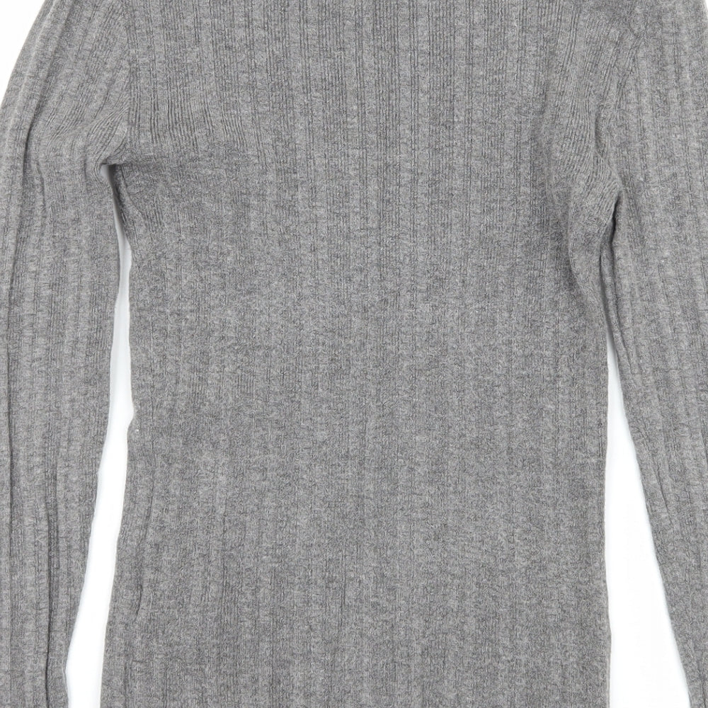 Primark Womens Grey  Knit Pullover Jumper Size 10