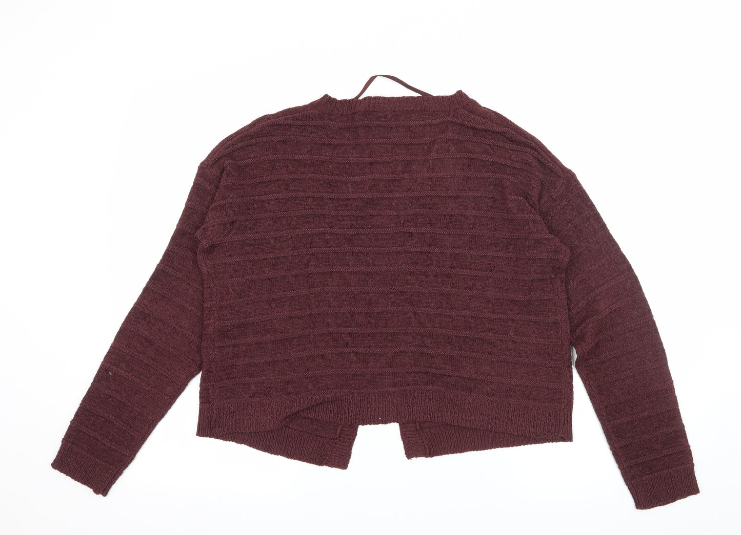 Primark Womens Purple  Knit Cardigan Jumper Size 10