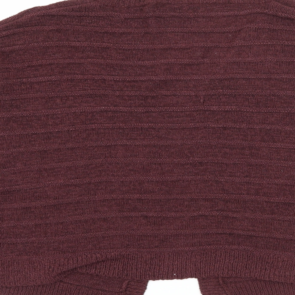 Primark Womens Purple  Knit Cardigan Jumper Size 10