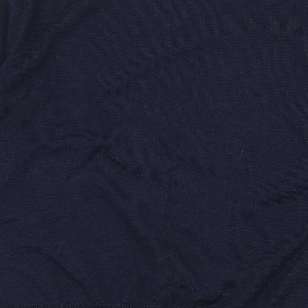 T.M.Lewin Mens Blue  Knit Pullover Jumper Size L