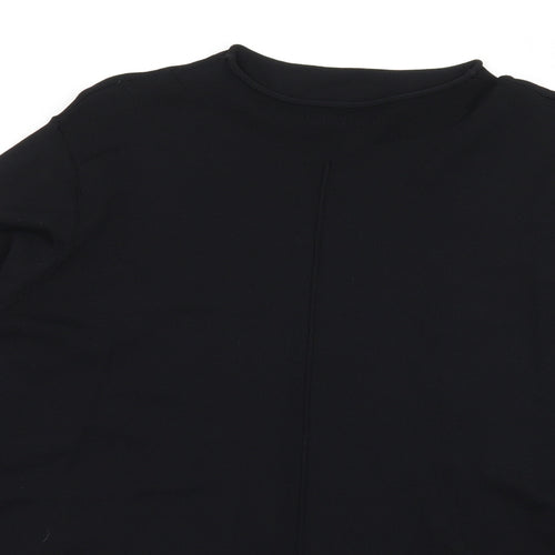 NEXT Womens Black  Knit Pullover Jumper Size 14