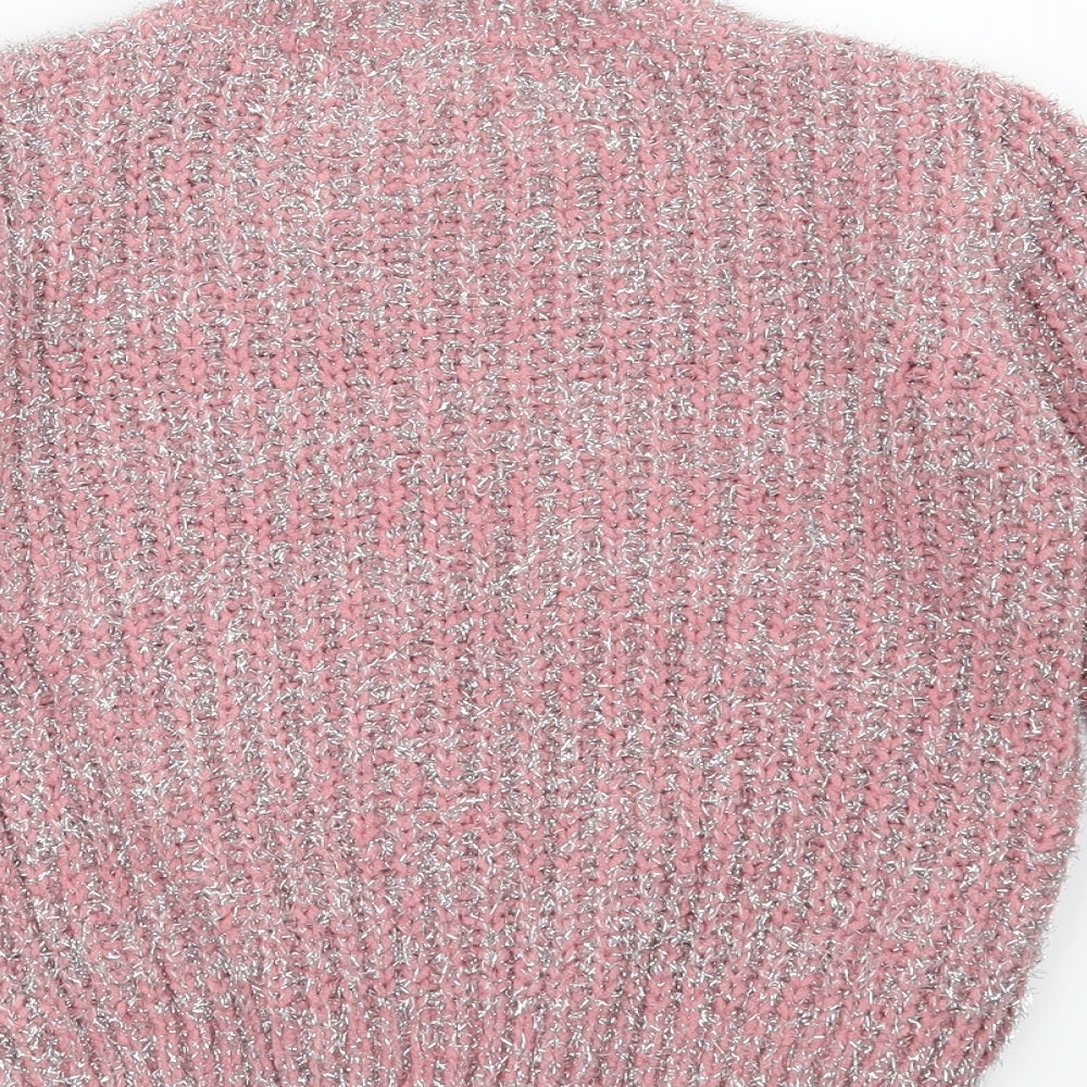 Primark Girls Pink   Pullover Jumper Size 10-11 Years