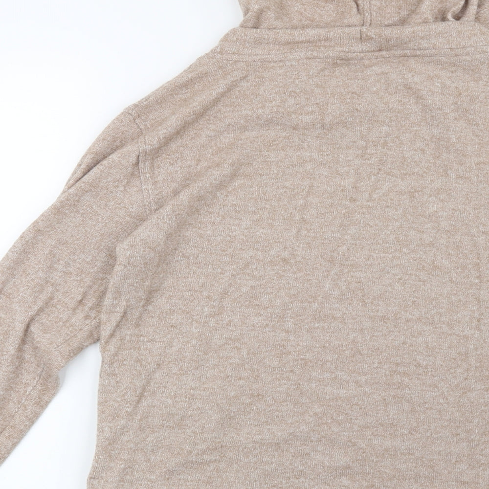 F&F Womens Beige   Pullover Hoodie Size 12