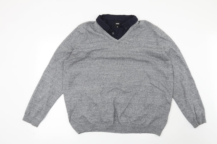 Burton Mens Grey   Pullover Jumper Size 2XL