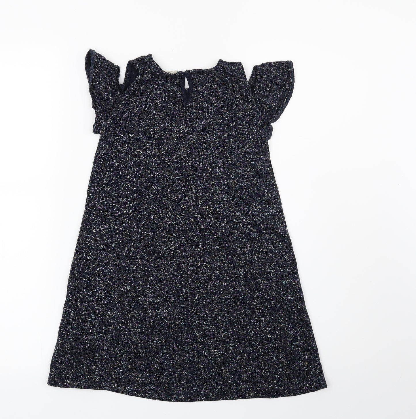 NEXT Girls Blue   Jumper Dress  Size 7 Years