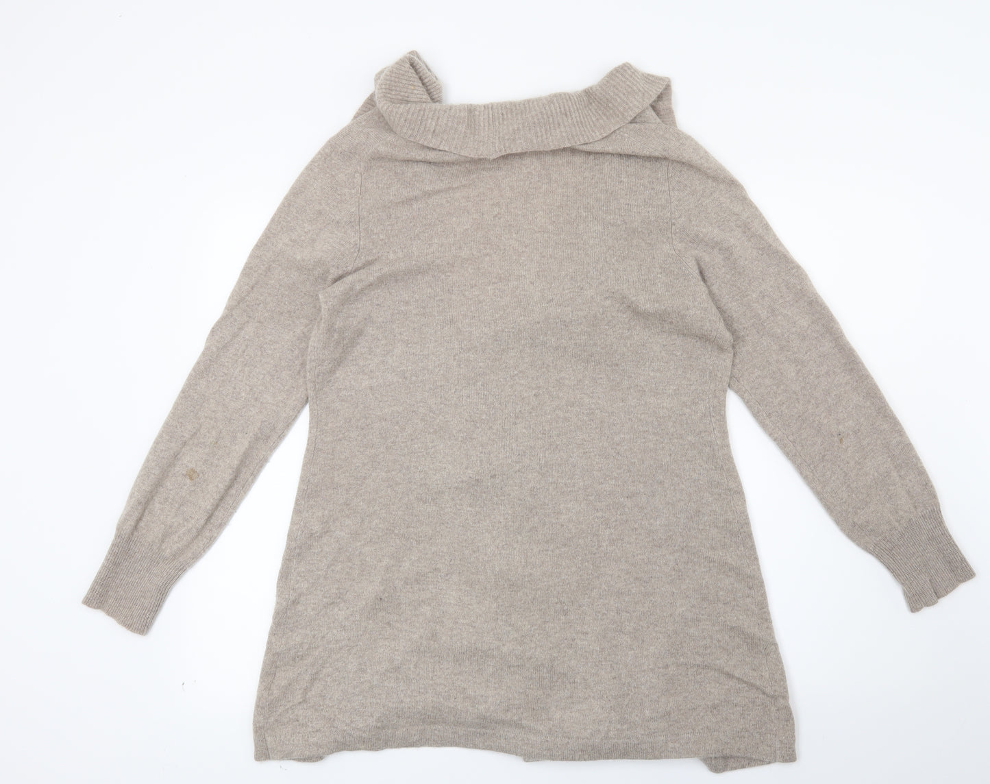 Preworn Womens Beige   Cardigan Jumper Size 14