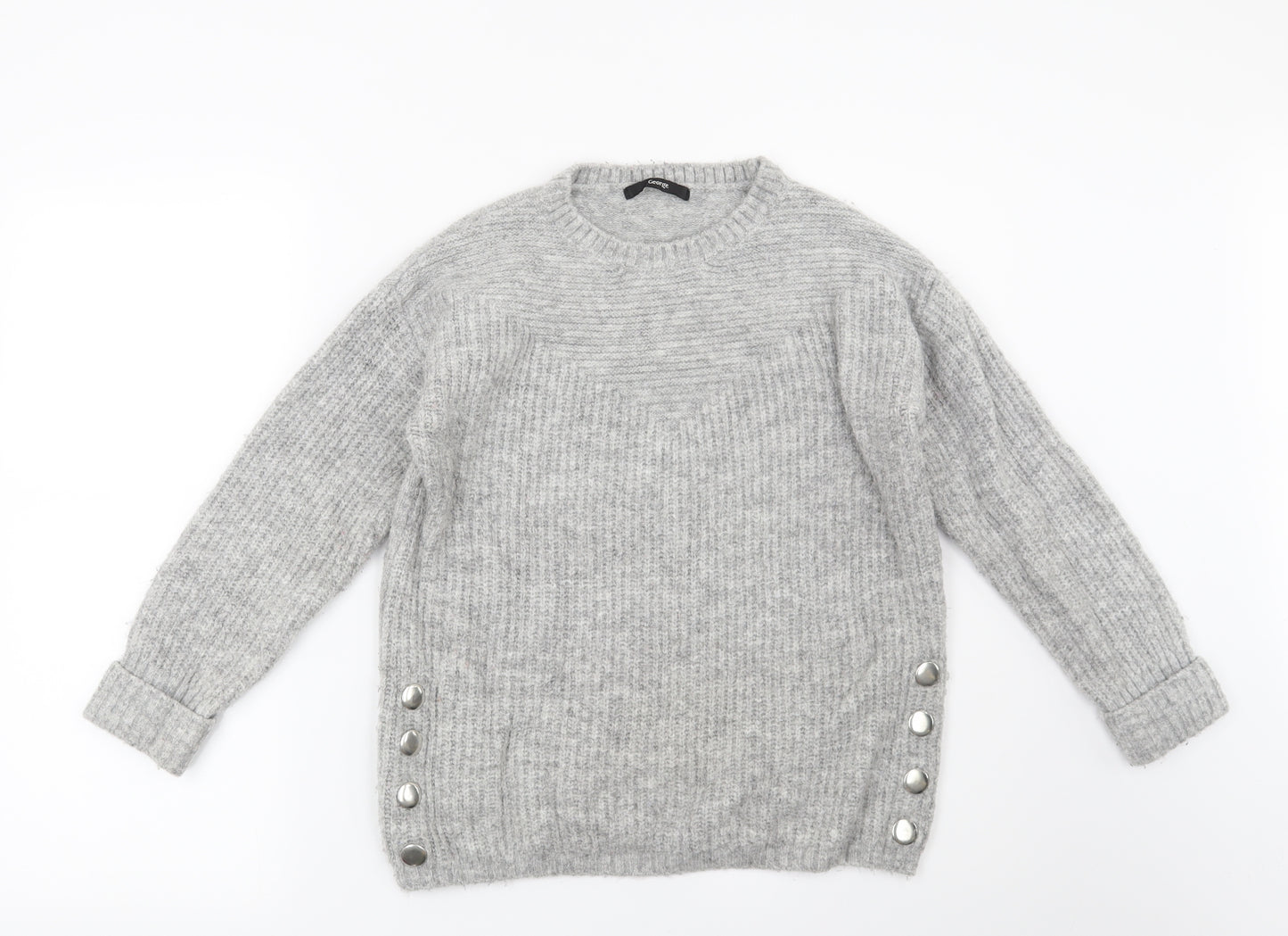 George Womens Grey   Pullover Jumper Size 8