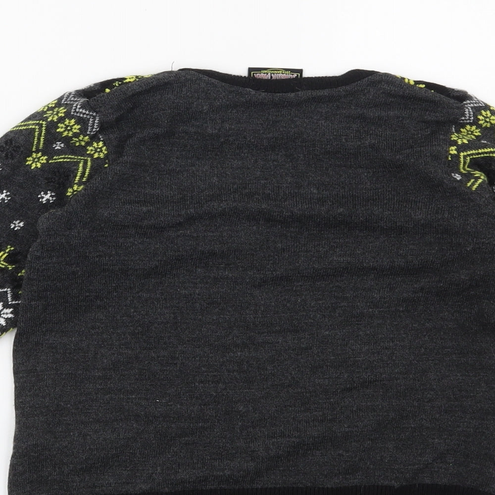 Jurassic Park Boys Grey   Pullover Jumper Size 5-6 Years  - Jurassic Park