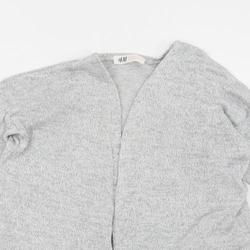 H&M Girls Grey   Cardigan Jumper Size 11-12 Years