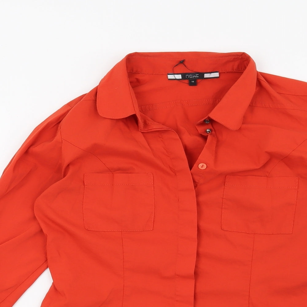 NEXT Womens Red   Basic Blouse Size 12