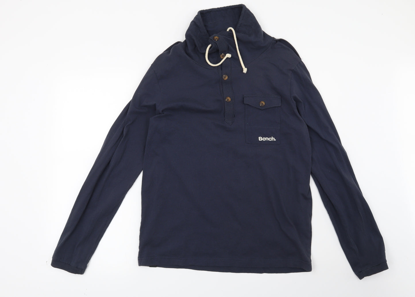 Bench Mens Blue   Pullover Sweatshirt Size L