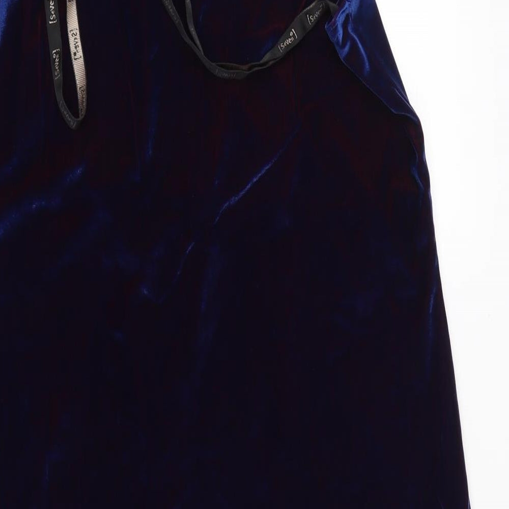 Seven Womens Blue   Slip Dress  Size 20
