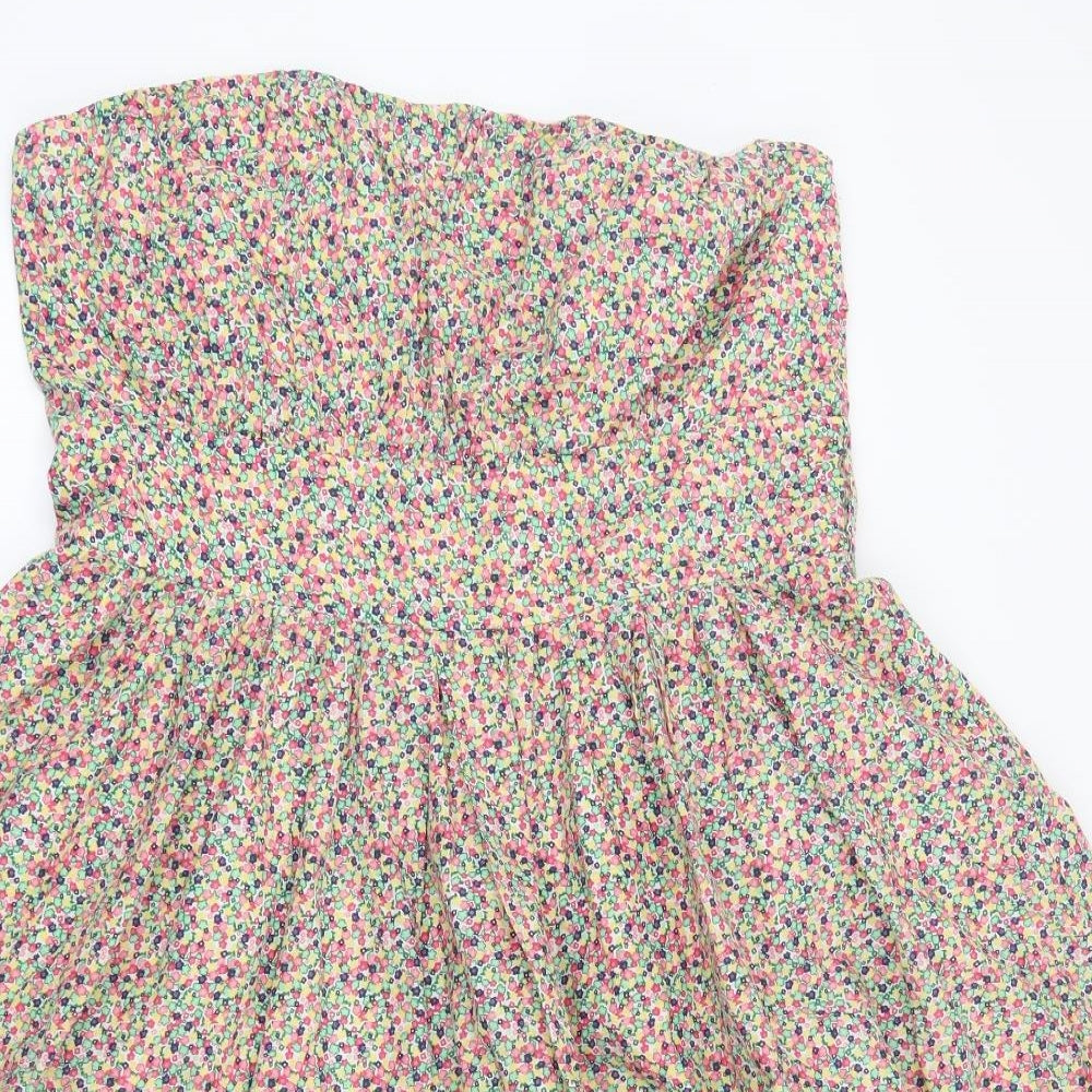 New Look Womens Pink Floral  Fit & Flare  Size 18