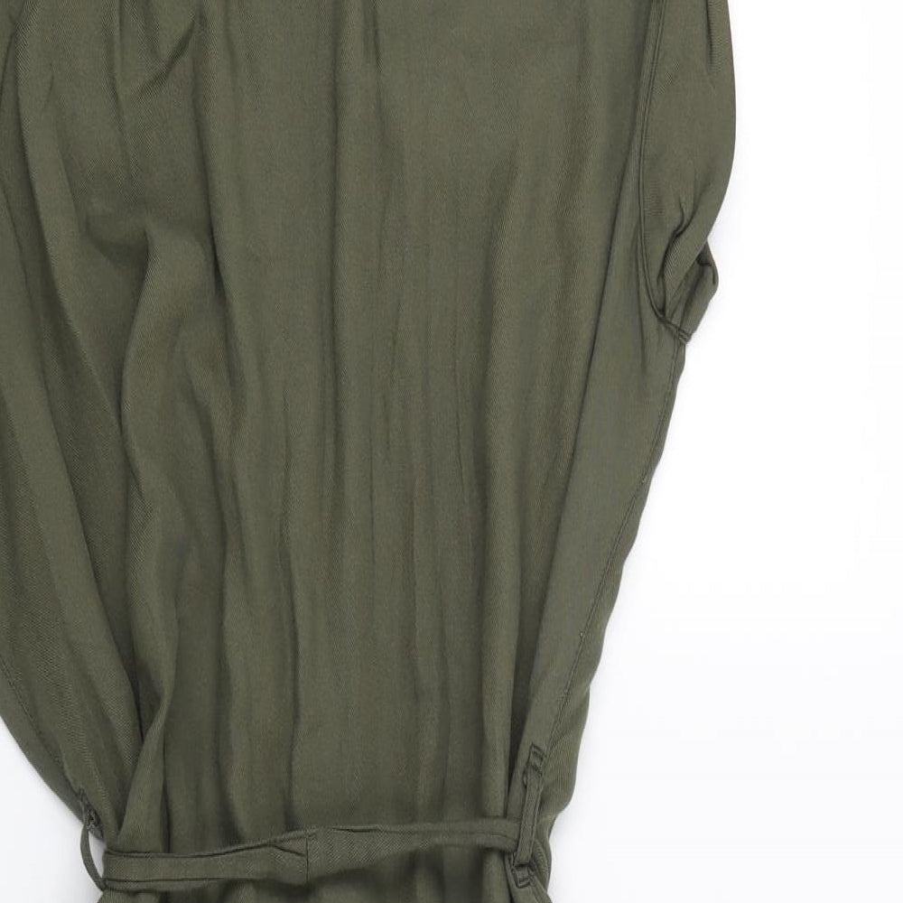 Peacocks Womens Green   Shirt Dress  Size 16