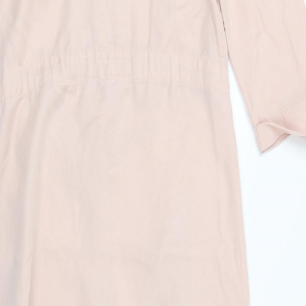 New Look Womens Pink   Shirt Dress  Size 6