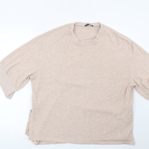 Zara Womens Pink   Pullover Sweatshirt Size M
